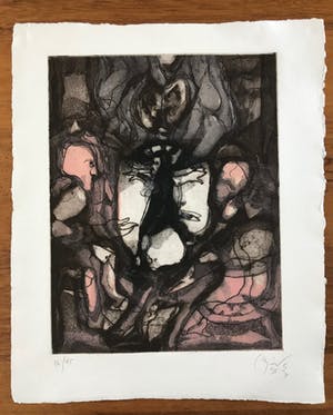 Carlos Mendez - Box met 3 mooie gesigneerde kleurenetsen - 1994 - kleine oplage 16/45 kopen? Bied vanaf 125!