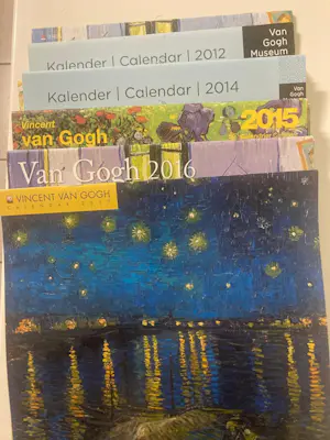 Vincent van Gogh - Kalenders 2012–2025 – 33 stuks – Onbeschreven, inclusief diverse Museumuitgaven kaufen? Bieten Sie von 25!