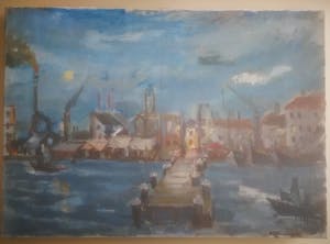 Niet of onleesbaar gesigneerd - Haven in bedrijf. kopen? Bied vanaf 1!