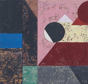 Henri Plaat - Gouache op papier, Abstract kopen? Bied vanaf 50!