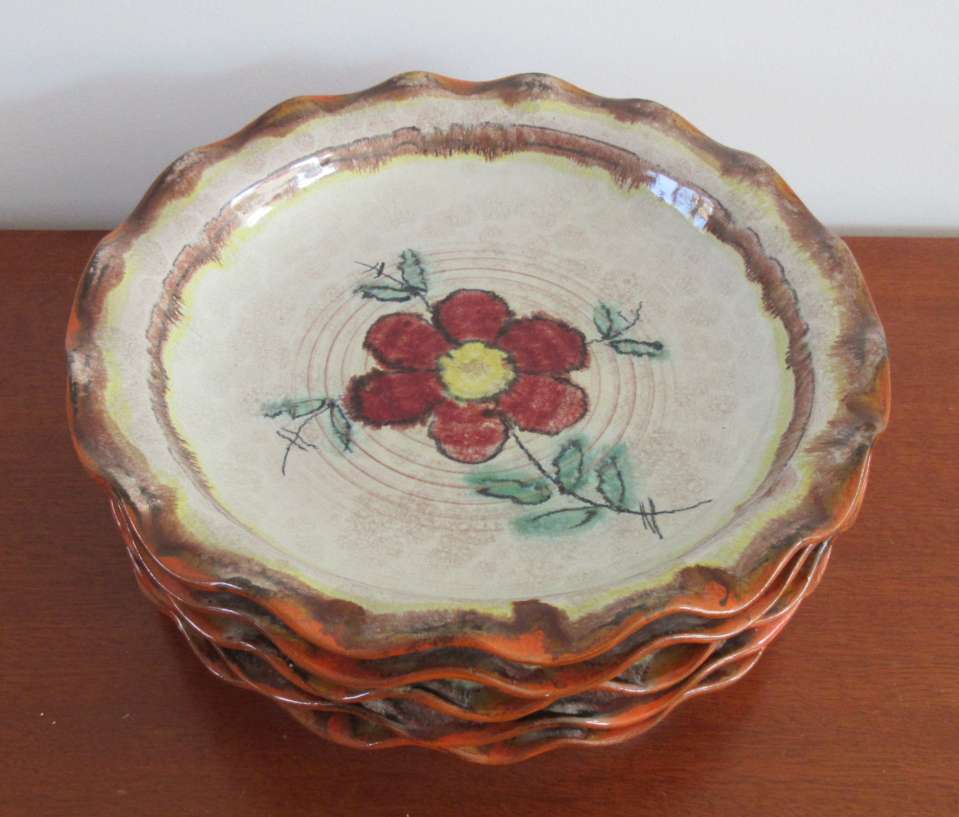 Dumbler & Breiden - Set van zes art deco borden model 420 I & IV kopen? Bied vanaf 1!