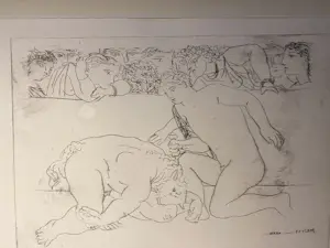 Pablo Picasso - Reproductie Minotaur in the arena, vanquished by a youth kopen? Bied vanaf 100!