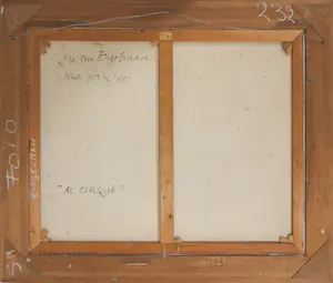 Martin Engelman - Olieverf op doek, Au Cirque - Ingelijst (Zeer groot) kopen? Bied vanaf 700!