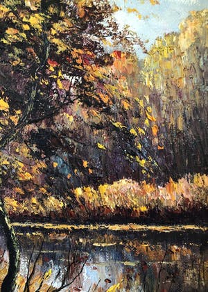 Mia Van Genegen - "Rouge Cloitre" (Vennetje in de Herfst) kopen? Bied vanaf 40!