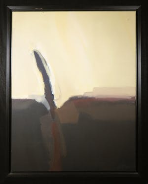 Niet of onleesbaar gesigneerd - Acryl op doek, Abstracte compositie - Ingelijst (Groot) kopen? Bied vanaf 10!