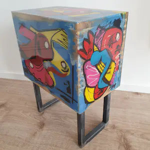 Christian van Hedel - Art Block S Blauw epoxy kopen? Bied vanaf 25!