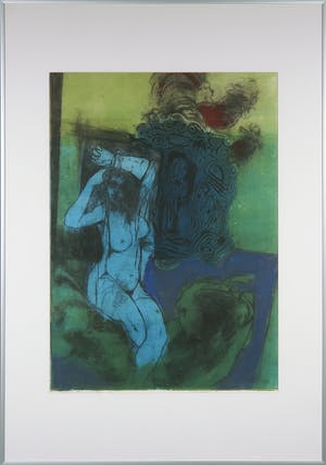 Ru van Rossem - Ets/aquatint en reliëfdruk, Romance de la pena negra - Ingelijst kopen? Bied vanaf 100!