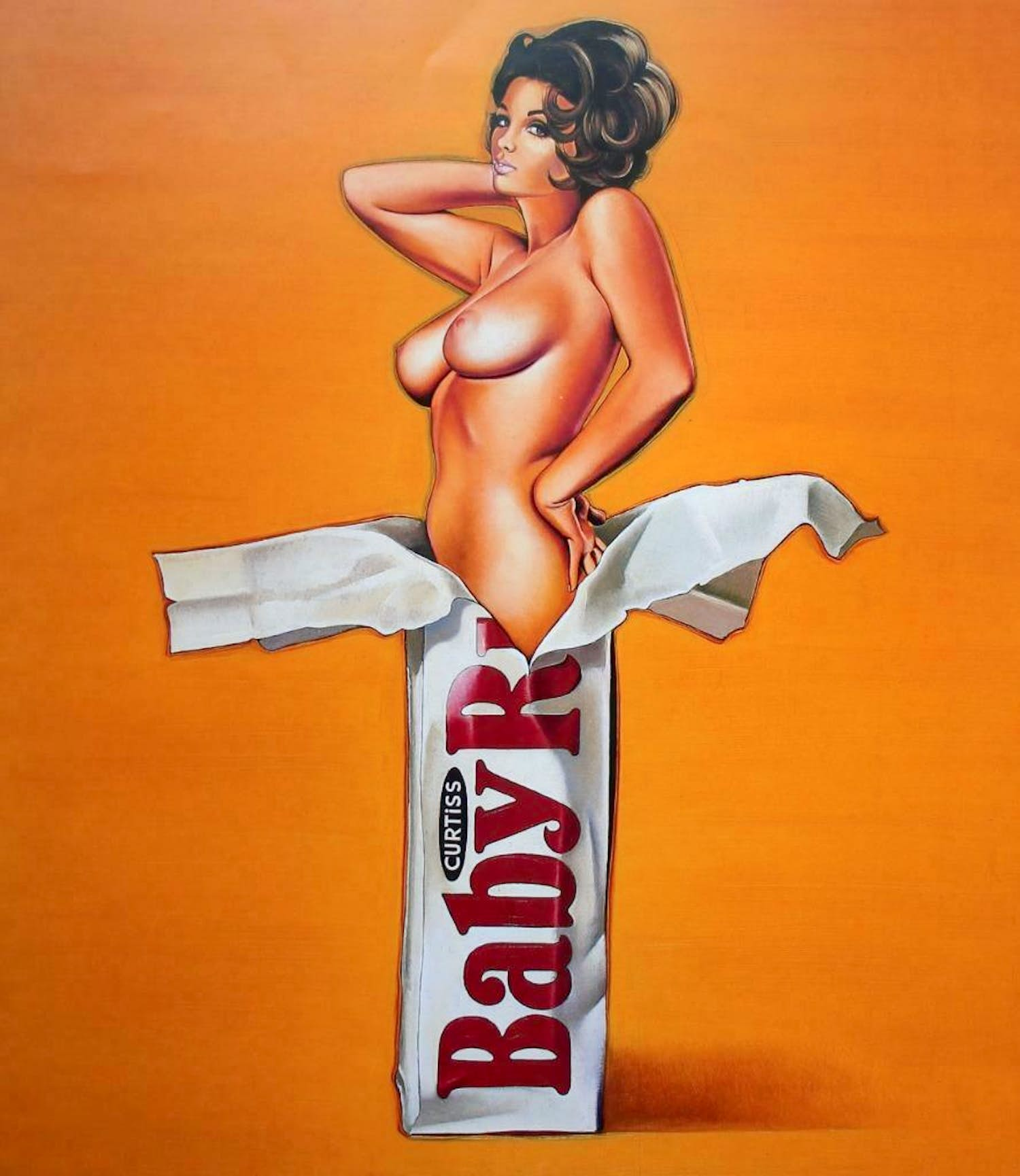 Mel Ramos - Offset litho: Baby Ruth Girl vendu pour 35€ !