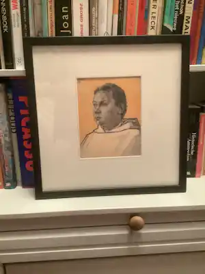 Jan Toorop - De set bestaat uit een portret van J.H. Molkenbroek en madonna met kind verkauft für € 75!