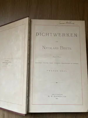 Antiquarisch Boek - De Dichtwerken van Nicolaas Beets uit 1876 ,volledige uitgave naar tijdsorde kopen? Bied vanaf 50!