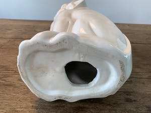 Curiosa - Zeer decoratieve grote beelden in vorm van Leeuw (2) - Aardewerk Italië jaren 70 kopen? Bied vanaf 50!