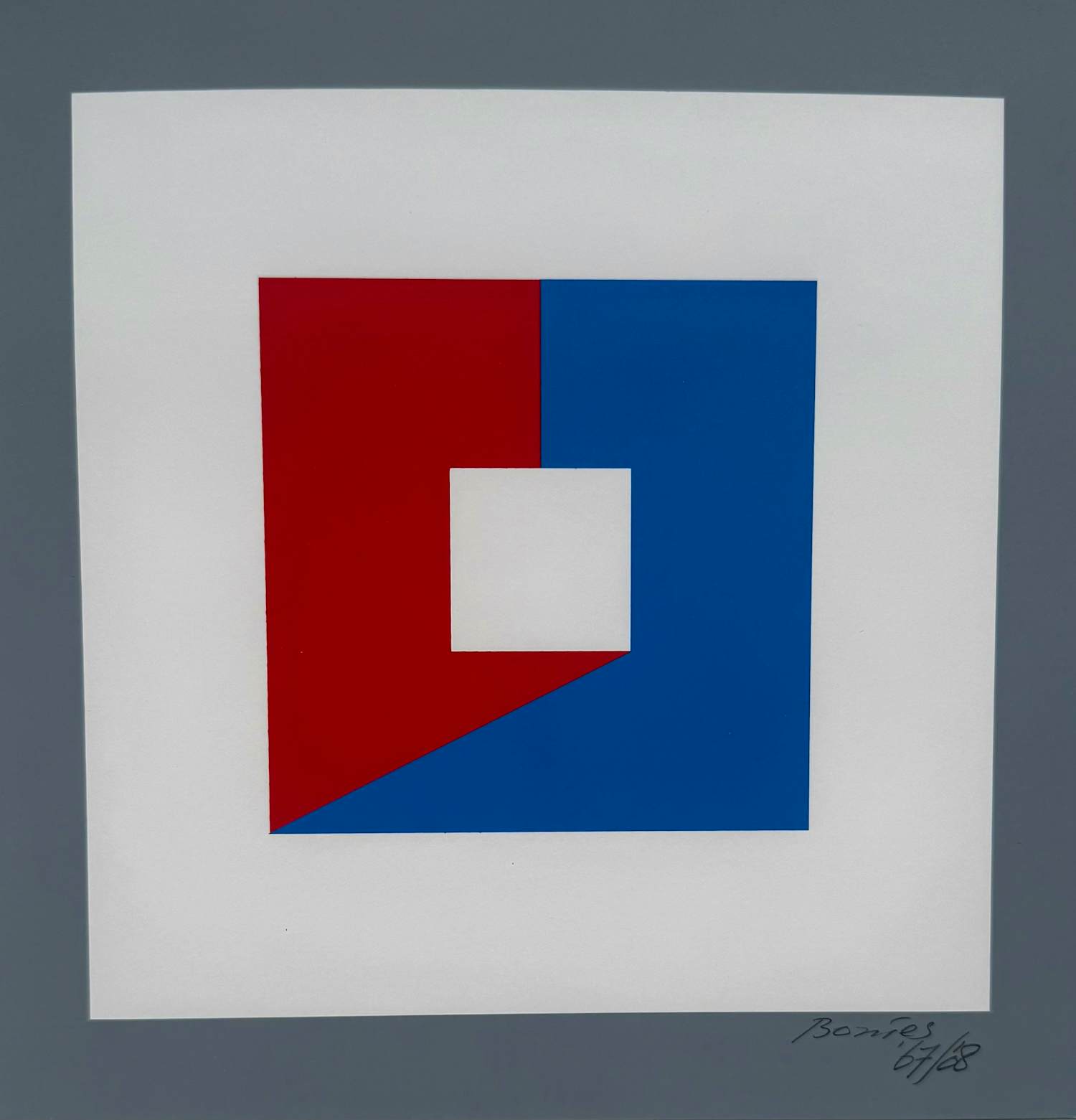 Bob Bonies - handgesigneerde zeefdruk | 'zonder titel' | 1967 (ZELDZAAM) kopen? Bied vanaf 20!