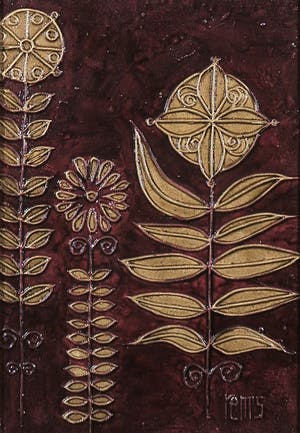 Niet of onleesbaar gesigneerd - Gemengde techniek op board, Bloemen motief kopen? Bied vanaf 1!