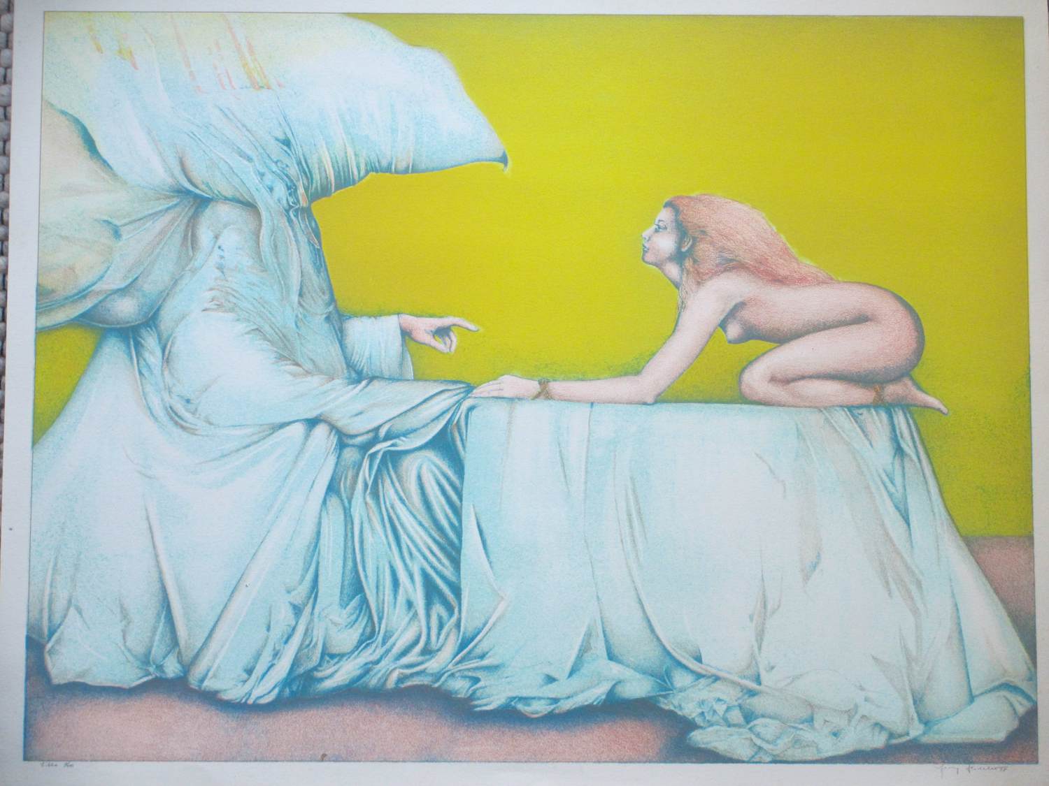 Georg Hadeler - Erotische Droom - Kleurenlitho kopen? Bied vanaf 75!