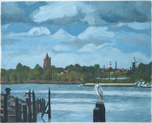 Valentin Bakardjiev - Zeefdruk, Dalem - Ingelijst kopen? Bied vanaf 1!