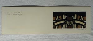 Fon Klement - Nieuwjaarskaart met afdruk boardsnede - 1971 kopen? Bied vanaf 1!