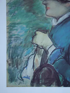 Edouard Manet - Portret van een vrouw met hoed - Offsetlithografie - 1974 kopen? Bied vanaf 80!