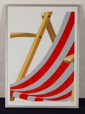 Henk de Vroom - Zonder titel IV - 1977 - acrylverf op papier - BKR Amsterdam kopen? Bied vanaf 20!