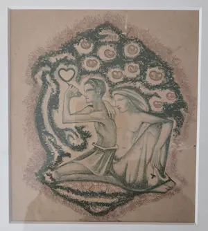 Richard Roland Holst - Voorblad Houtsnijdersnummer Wendingen. Figuren. kopen? Bied vanaf 79!