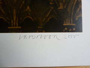 Bert Vredegoor - Zeefdruk, titel, "Motto 3 ". kopen? Bied vanaf 35!