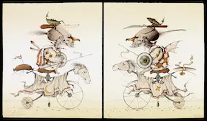 Hans Kanters - Litho's, Ruiters, Tweeluik kopen? Bied vanaf 1!