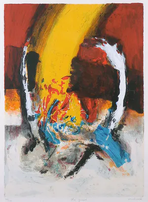 Hans Vanhorck - Litho, The Guest - Ingelijst kopen? Bied vanaf 35!