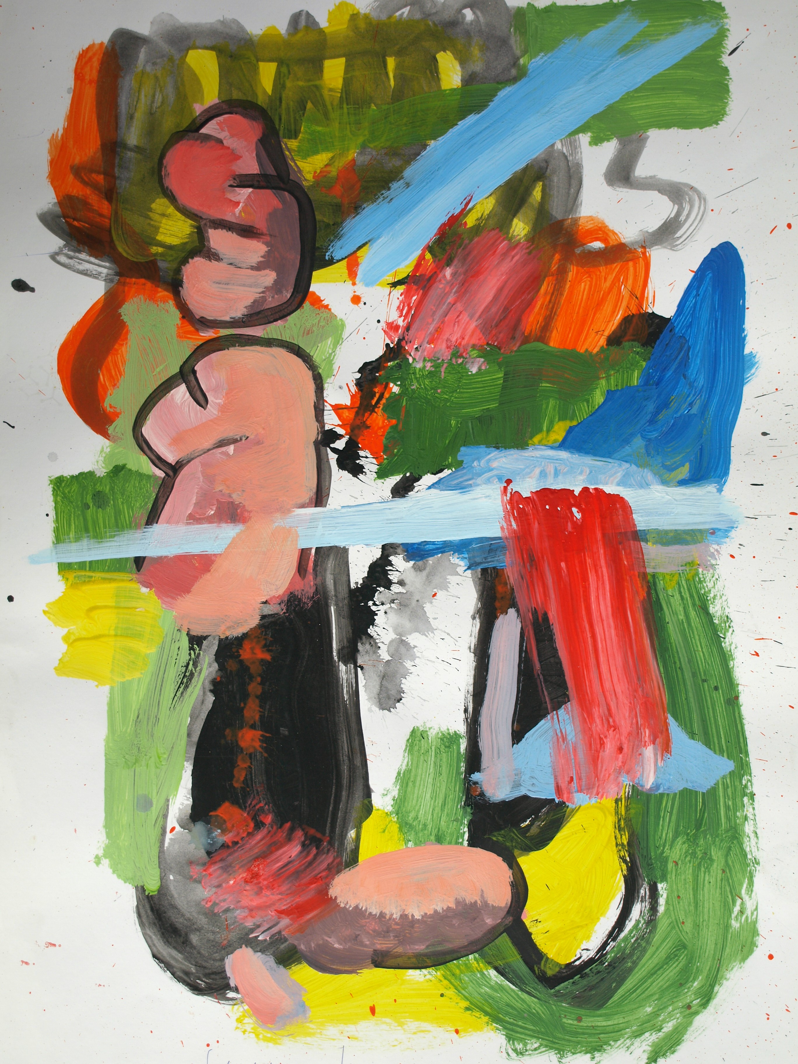 Peter Klashorst - Acrylverf op papier - Landschap - 2016 kopen? Bied vanaf 50!