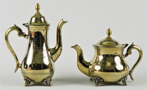 Curiosa - EPNS verzilverde koffiekan en theepot kopen? Bied vanaf 1!