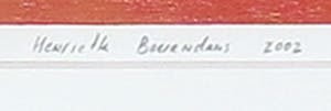 Henriette Boerendans - Houtsnede, 5 februari - Ingelijst kopen? Bied vanaf 1!