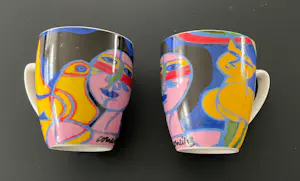 Corneille - TWEE KOPJES, TWEE ONDERZETTERS en TWEE SCHAALTJES kopen? Bied vanaf 40!