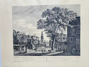Pieter Fouquet - Gezicht van de Reguliers of Munts - Tooren van de Cingel te zien kopen? Bied vanaf 40!