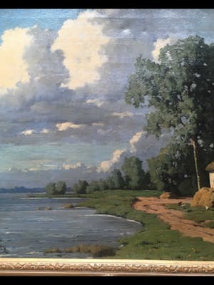 Piet Rackwitsz - Schilderij landschap Piet Rackwitsz kopen? Bied vanaf 100!