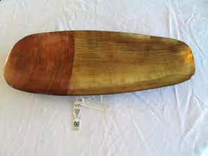 Niet of onleesbaar gesigneerd - Prachtige glazen schaal )- Evans Atelier verkocht voor € 10!