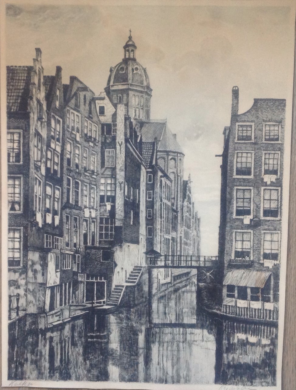 Niet of onleesbaar gesigneerd - Brederode - Het Kolkje, Amsterdam kopen? Bied vanaf 1!