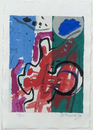 Corneille - Zeefdruk uit Een schedel vol stem - Ingelijst kopen? Bied vanaf 1!