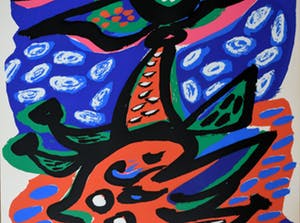 Anton Rooskens - Litho - Birds - 1973 kopen? Bied vanaf 695!