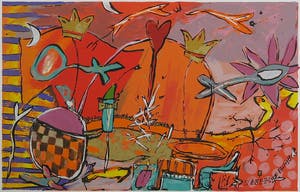 Miriam Slaats - Zeefdruk, In het huis der liefde - Ingelijst kopen? Bied vanaf 60!