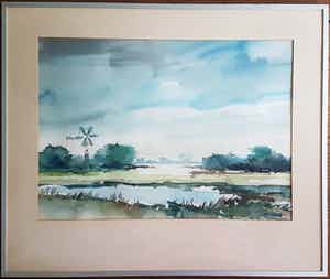 Bob Immink - Noord Hollands landschap verkocht voor € 70!
