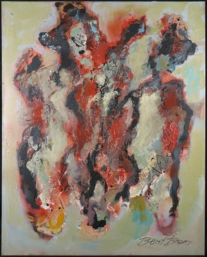 Bert Braam - Acryl op doek, Colorfield kopen? Bied vanaf 80!