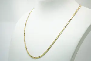 58 - Zo goed als nieuw en relatief lang 18krt geel-gouden fantasie collier kopen? Bied vanaf 850!