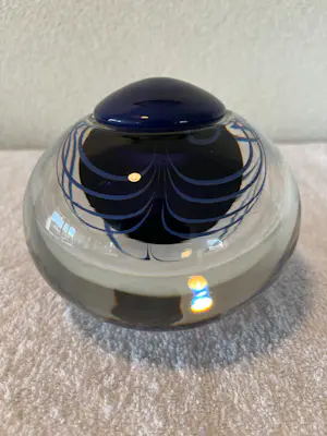 Siem van der Marel - Glazen bol met dekseltje kopen? Bied vanaf 30!