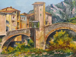 Niet of onleesbaar gesigneerd - Pont de Sospel kopen? Bied vanaf 1!