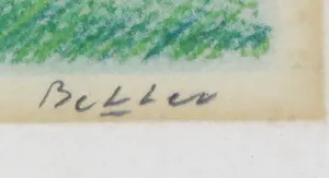 Jules Bekker - Potloodtekening, Stripped cock kopen? Bied vanaf 50!