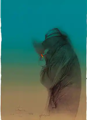 Bruno Bruni - Kleurenzeefdruk SOLITUDE II Handgesigneerd verkauft für € 125!