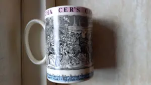 Wedgwood - Pelgrims beker Geoffrey Chauer. kopen? Bied vanaf 25!