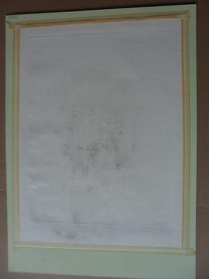 Niet of onleesbaar gesigneerd - Ets, titel : "Herinnering I kopen? Bied vanaf 1!