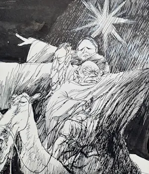 Peter van Straaten - Wijzen, originele gesigneerde tekening kopen? Bied vanaf 295!