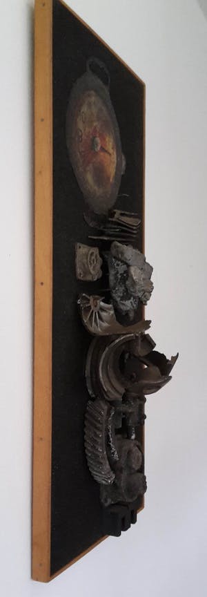 Yvonne Kracht - Yvonne Kracht, "Zwart + Rood = Dood", gemengde techniek, 1965 kopen? Bied vanaf 200!