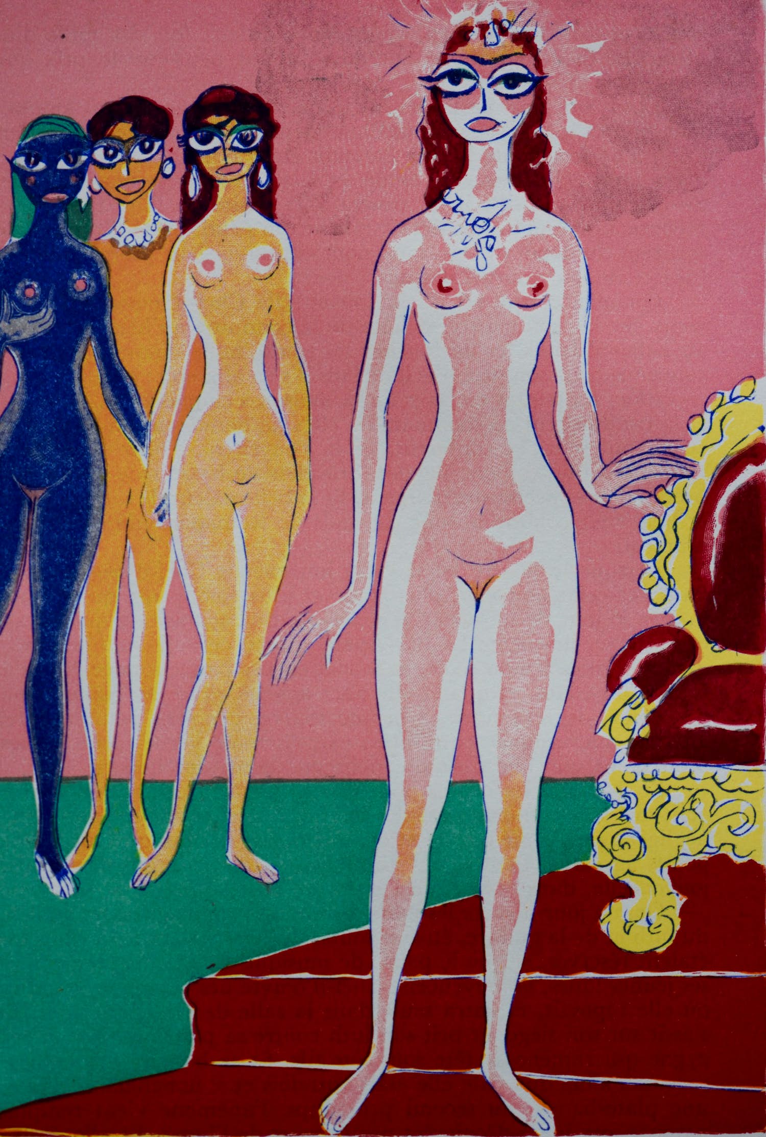 Kees van Dongen - Houtgravure - La Jouvencelle - 1955 verkocht voor € 50!