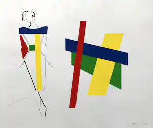 Bob Bonies - & Frans Molenaar: Modeontwerp 2x handgesigneerd & genummerd (1989) verkocht voor € 35!